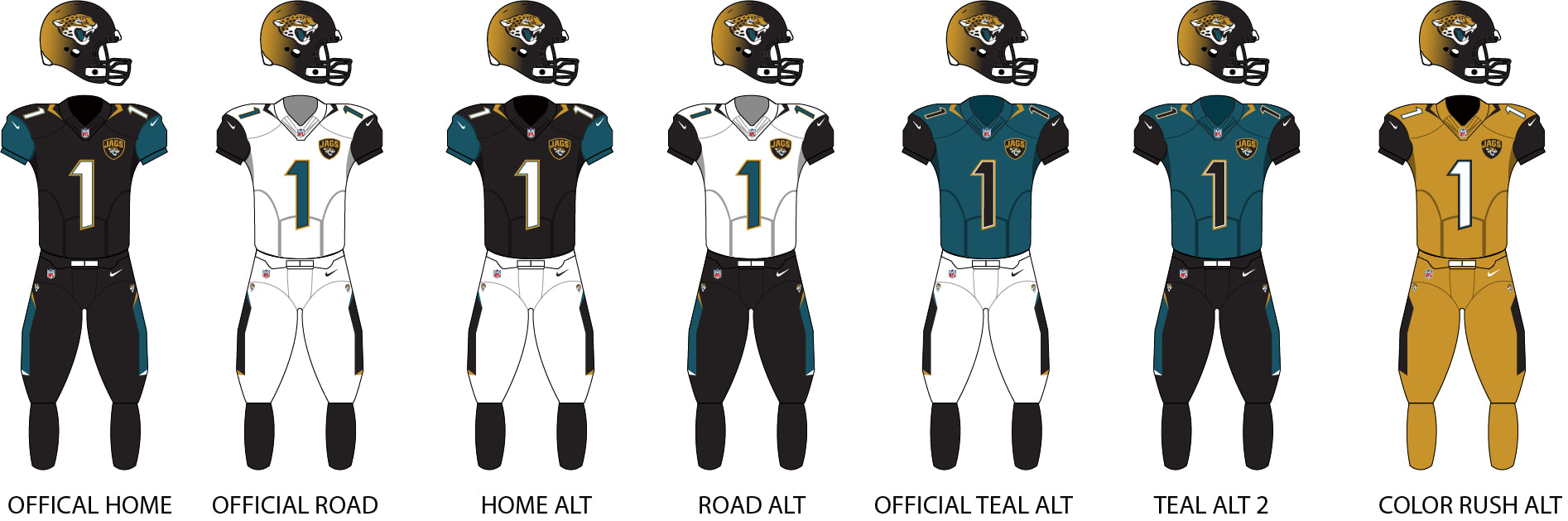 2017 jaguars uniforms